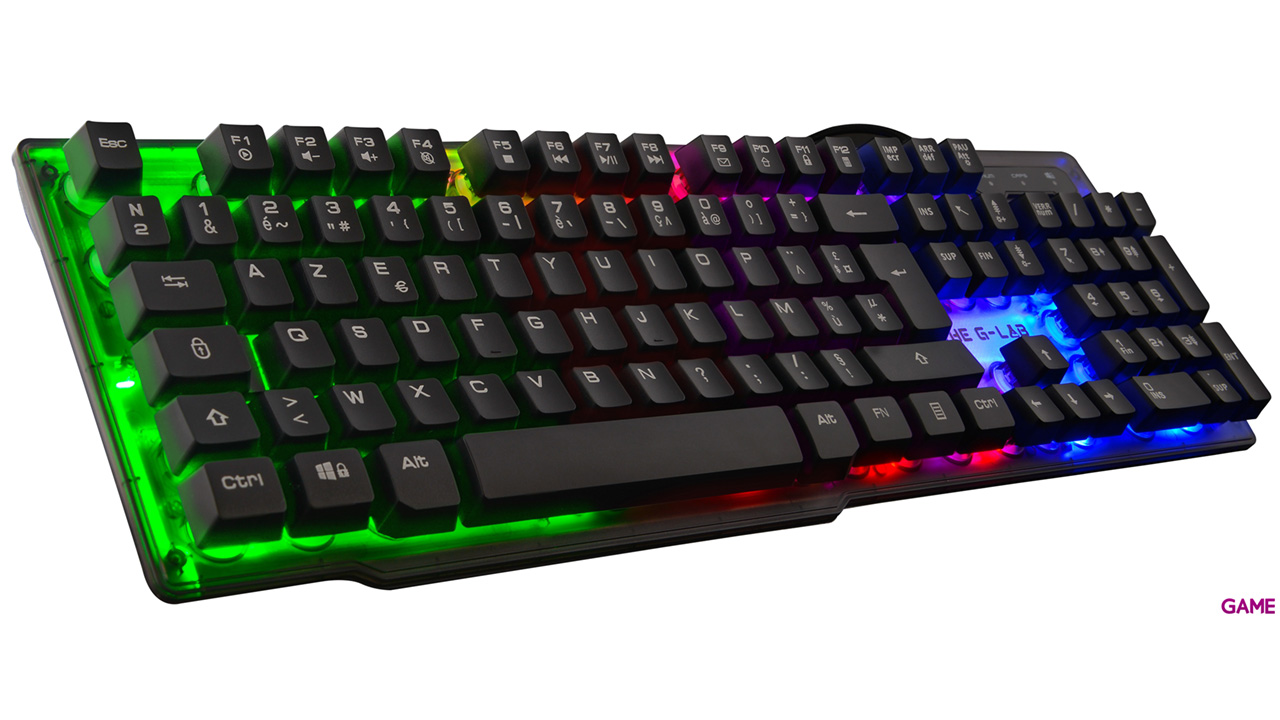 The G-Lab Keyz Neon LED Multicolor - Teclado Gaming-2