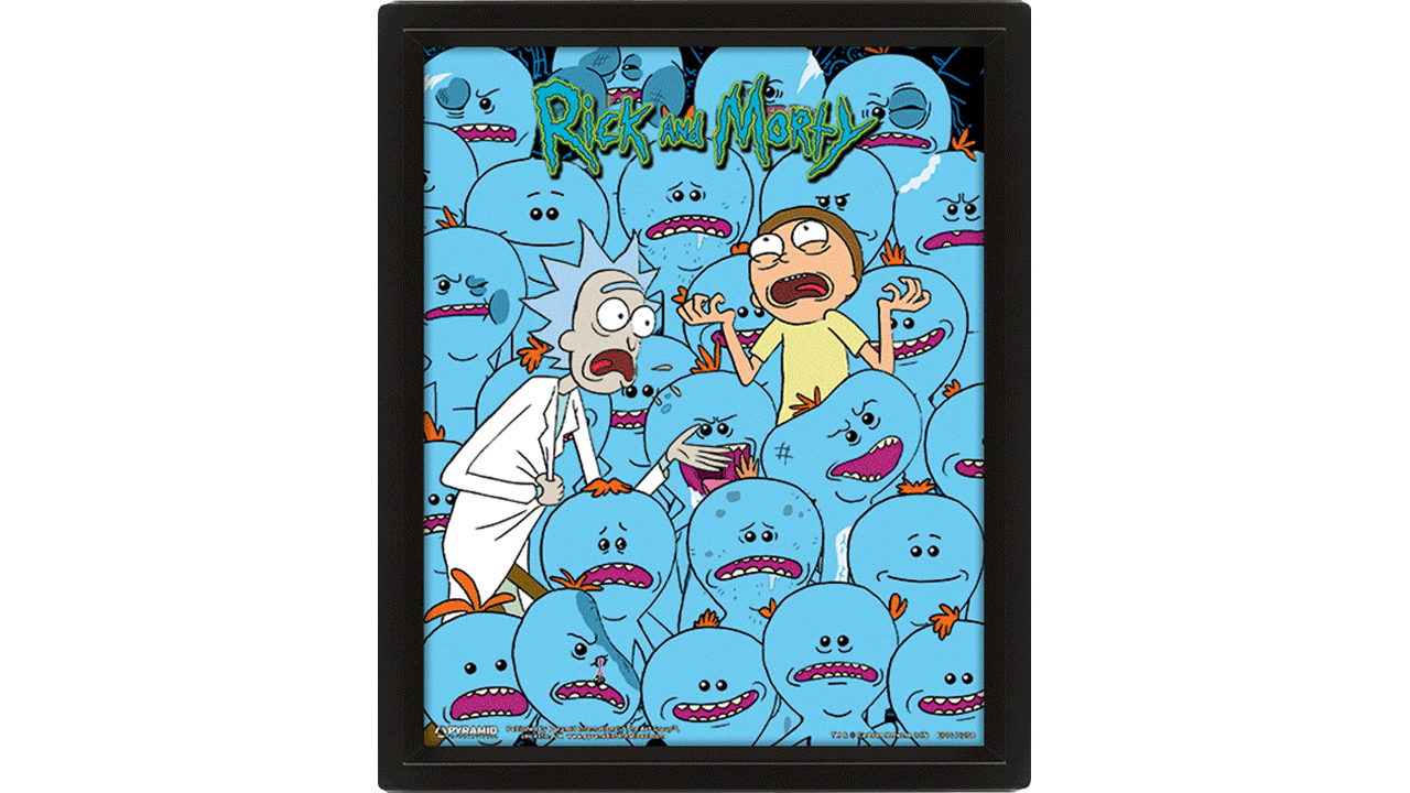 Cuadro 3D Rick & Morty: Mr. Meeseeks-0