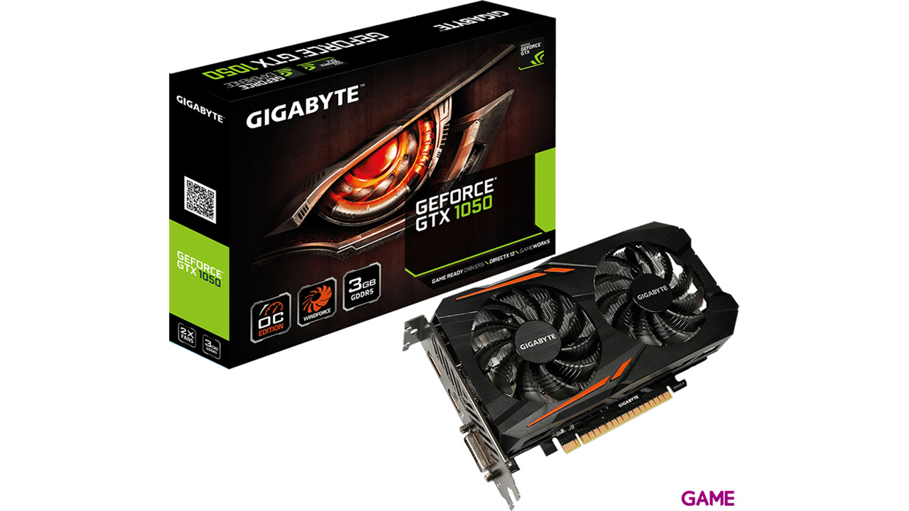 GIGABYTE GeForce GTX 1050 OC 3GB GDDR5-0