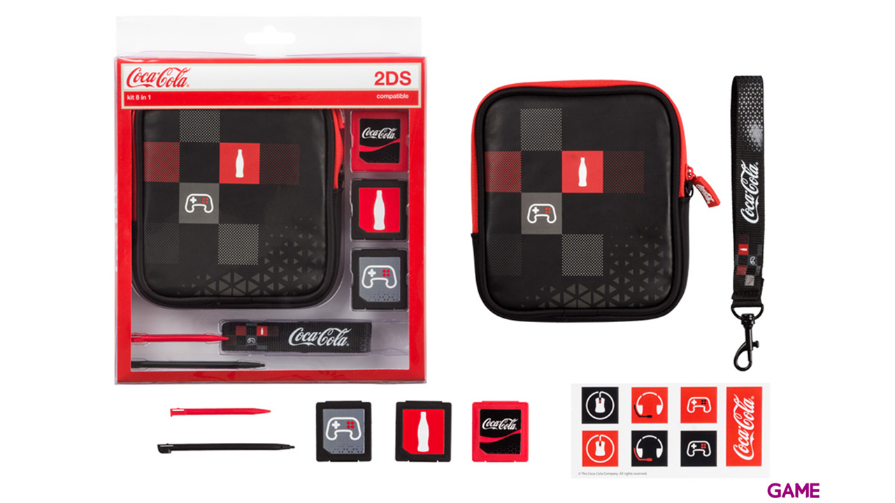 Kit 8 Accesorios 2DS Coca-Cola-1