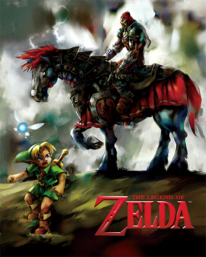 Cuadro 3D The Legend of Zelda: Link & Ganondorf-0