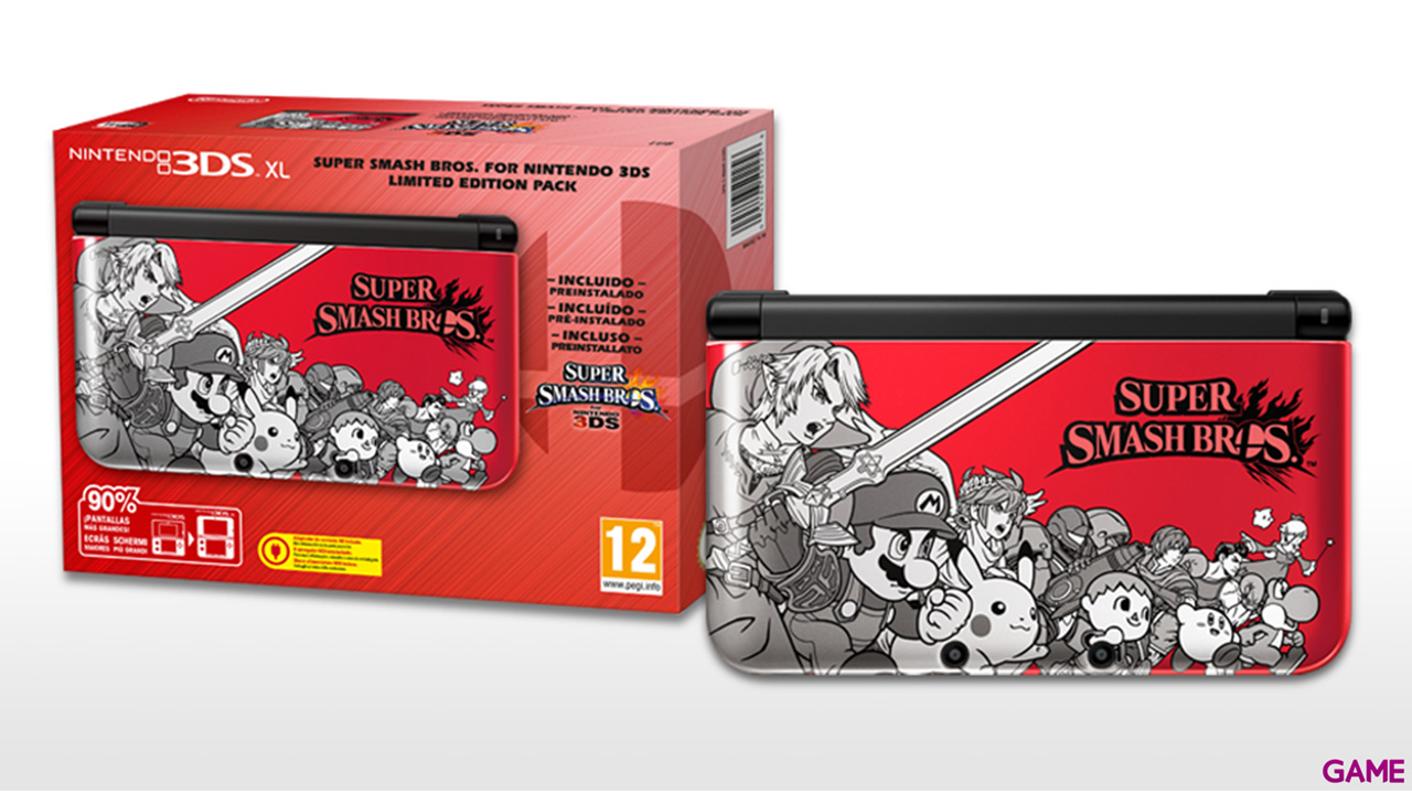 Nintendo 3DS XL Super Smash Bros-0