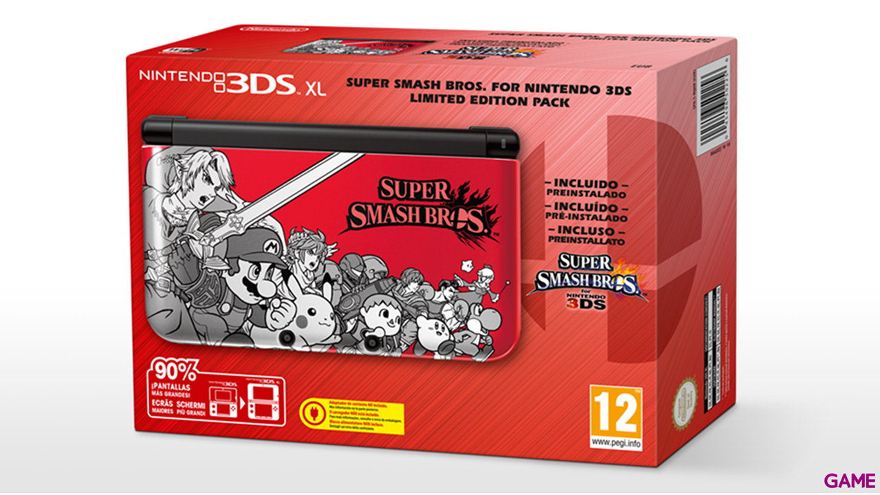Nintendo 3DS XL Super Smash Bros-2