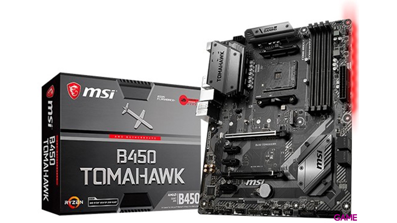 MSI B450 Tomahawk ATX AM4 - Placa Base-0