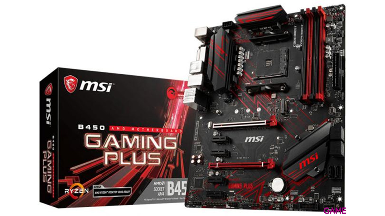 MSI B450 Gaming Plus AM4 ATX - Placa Base-0