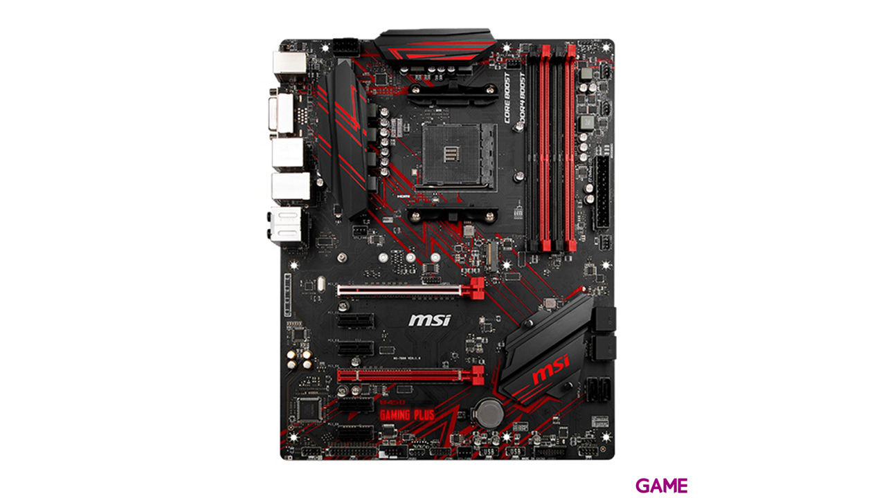 MSI B450 Gaming Plus AM4 ATX - Placa Base-2