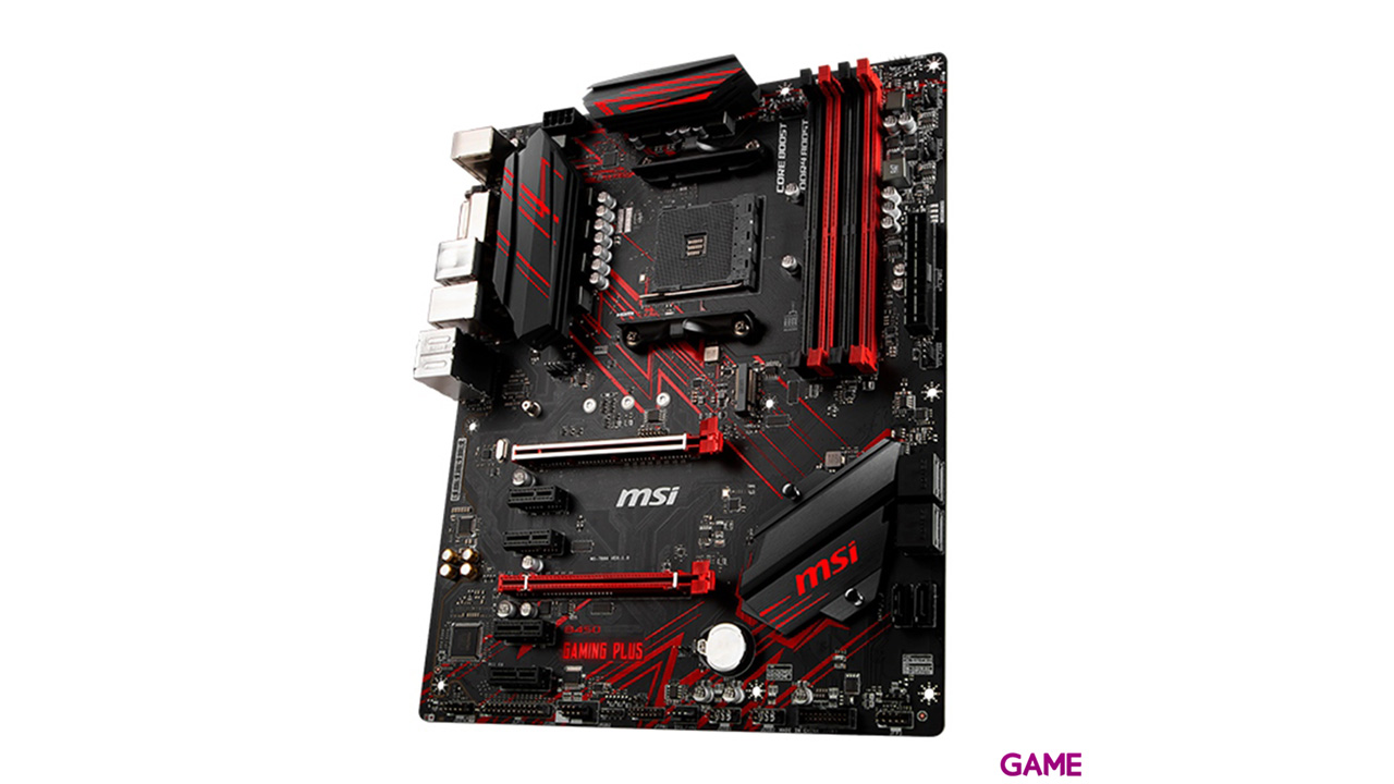 MSI B450 Gaming Plus AM4 ATX - Placa Base-3