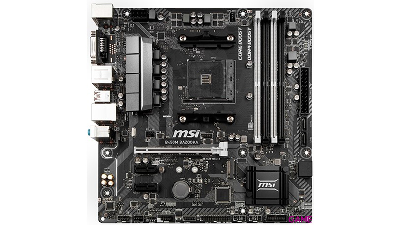 MSI B450M Bazooka AM4 Micro ATX - Placa Base-1