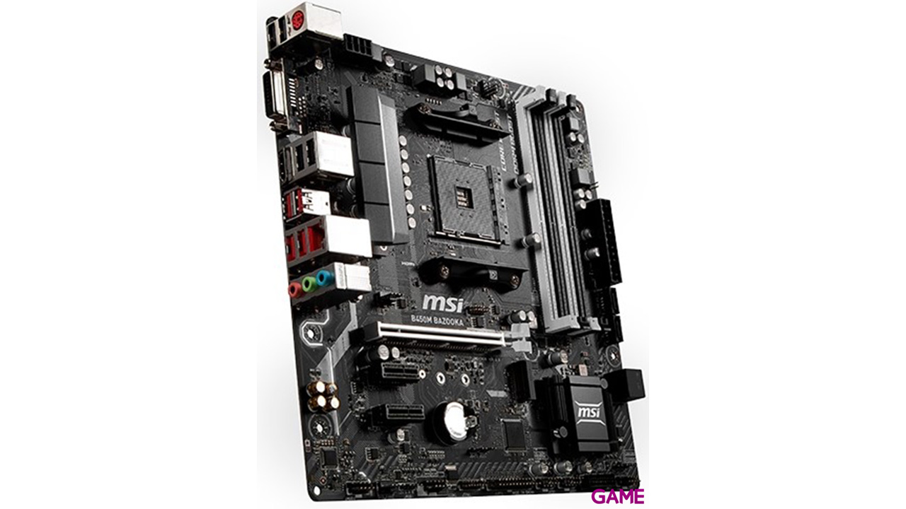 MSI B450M Bazooka AM4 Micro ATX - Placa Base-2