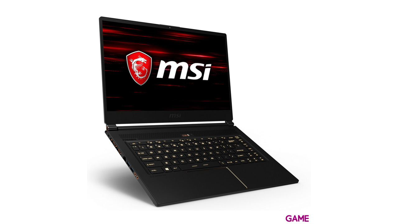 MSI GS65 Stealth 8RE-252ES - i7-8750H - GTX 1060 6GB - 16GB - 512GB SSD - 15,6´´ FHD - W10 - Ordenador Portátil Gaming-1