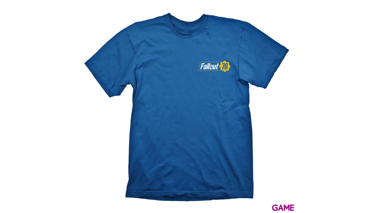 Camiseta Fallout 76 Vault Azul Talla S-0