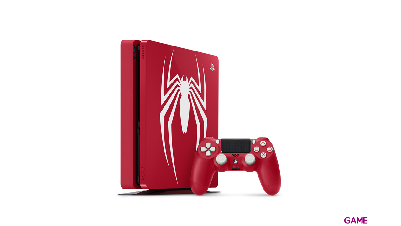 Playstation 4 Slim 1TB Edición Spider-Man + Marvel´s Spider-Man-1