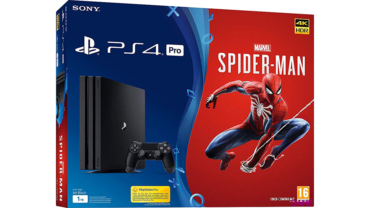 Playstation 4 Pro 1TB + Marvel´s Spider-Man-0