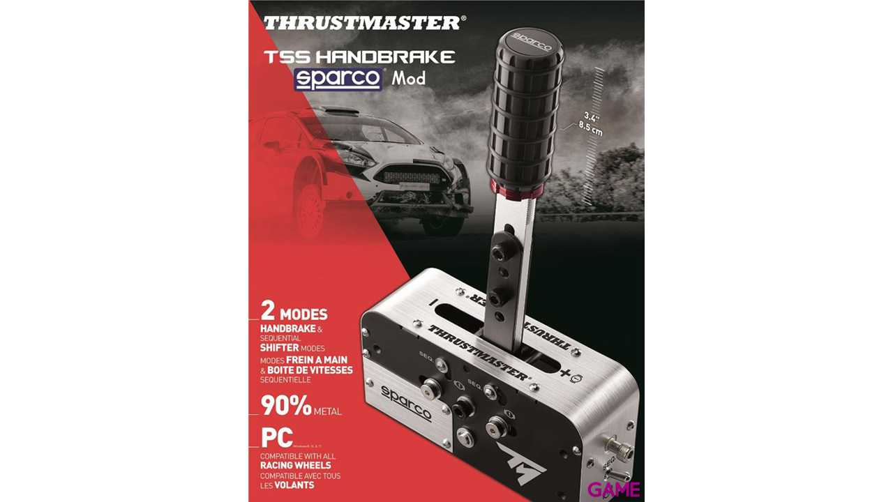 Thrustmaster TSS Handbrake Sparco Mod+ - Add On - Freno de Mano - Accesorio Volante-5