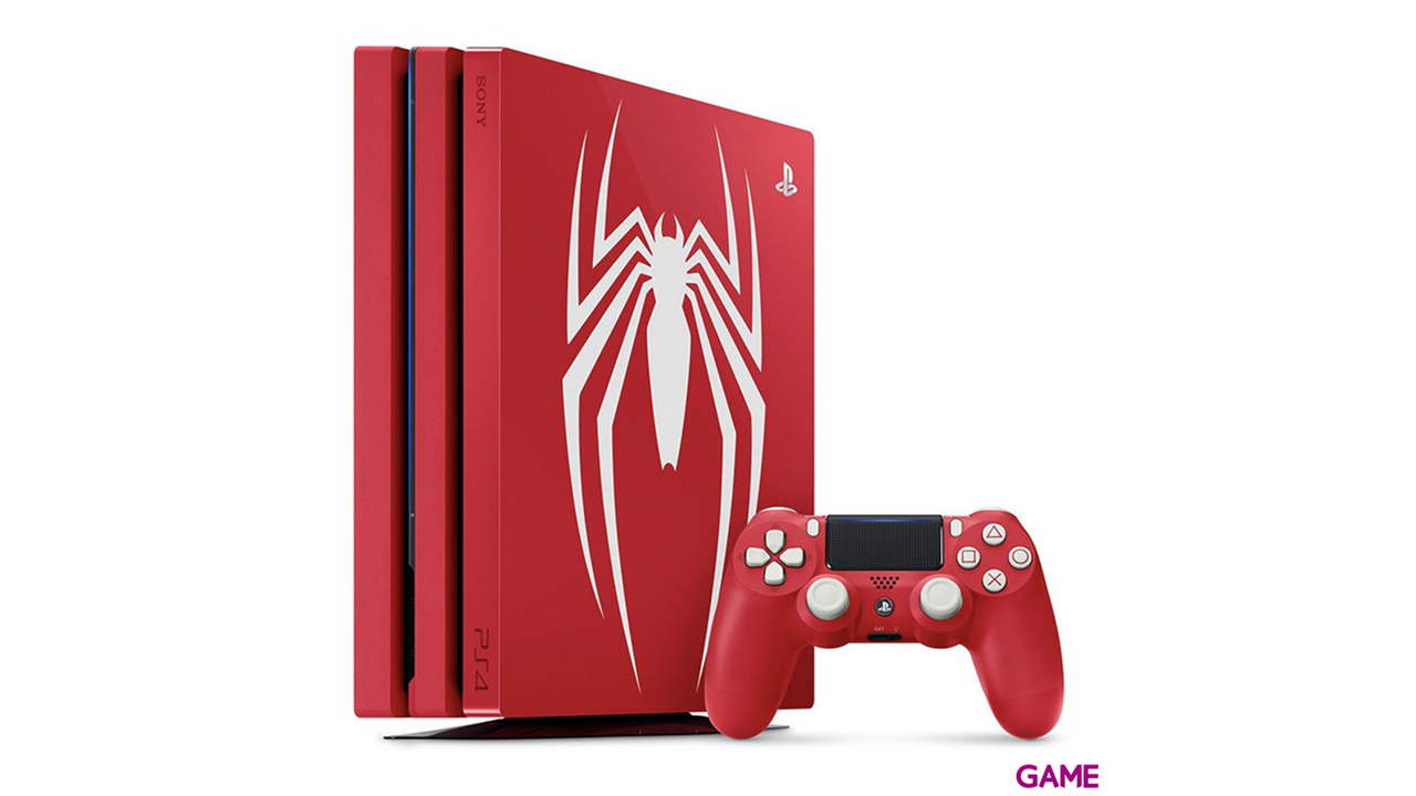 Playstation 4 Pro 1TB Ed. Spiderman + Marvel´s Spider-Man-0