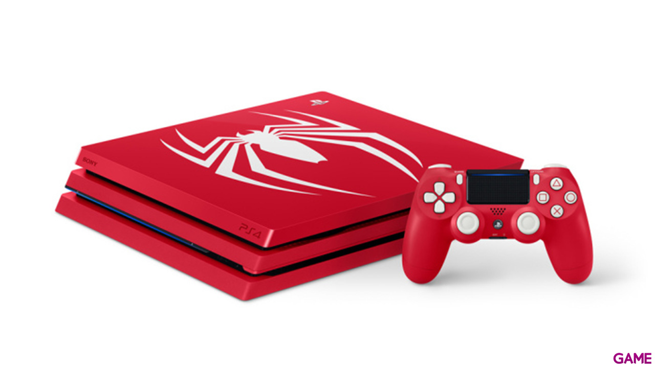 Playstation 4 Pro 1TB Ed. Spiderman + Marvel´s Spider-Man-2