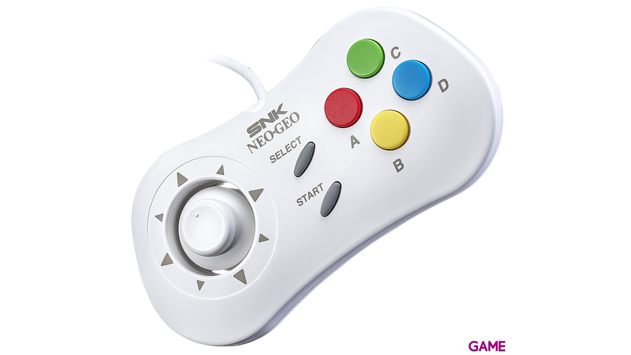 Gamepad Blanco para SNK Neo Geo Mini-0