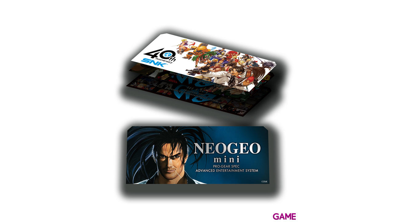 Sobre de 4 Pegatinas SNK Neo Geo Mini-2