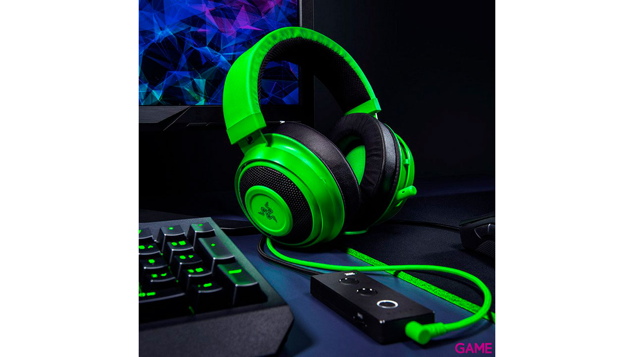 Razer Kraken Tournament Edition Verde PC-PS5-PS4-XBOX-SWITCH-MAC-MOVIL - Auriculares Gaming-5