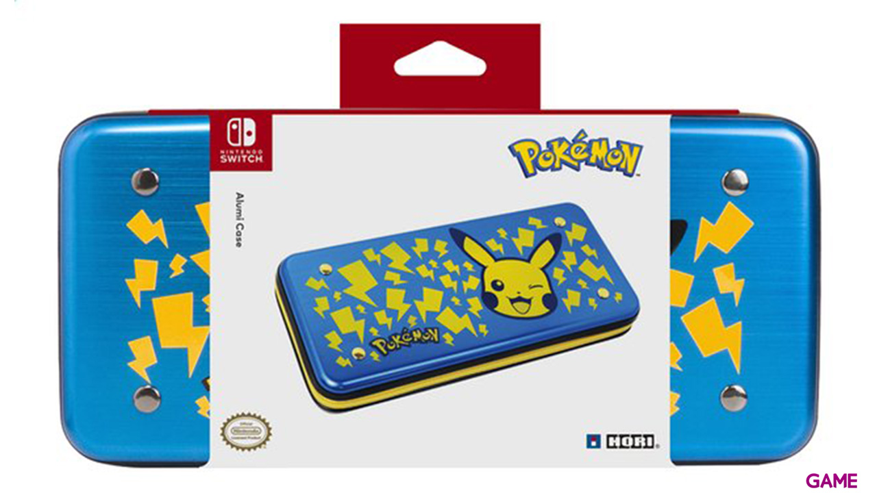 Bolsa metálica para Nintendo Switch Hori Pikachu -Licencia oficial--0