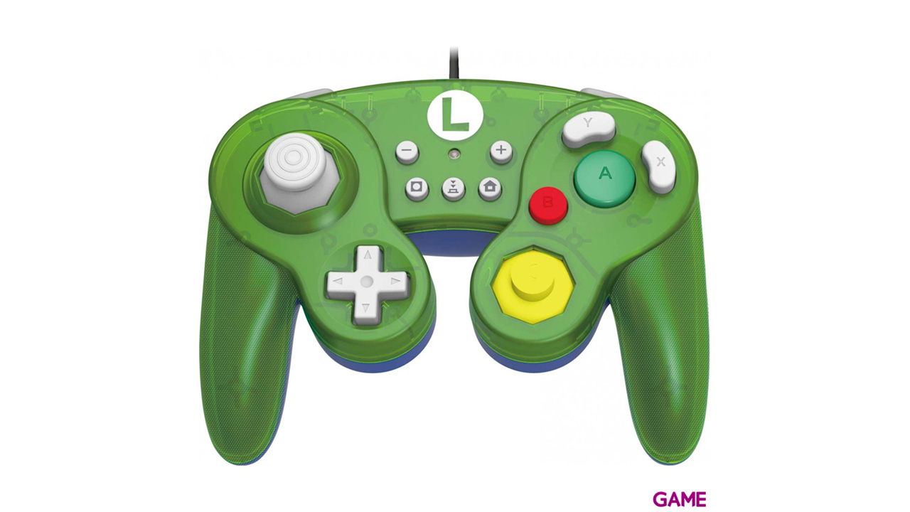 Controller con Cable Hori Luigi Ed. Super Smash Bros -Licencia oficial--1