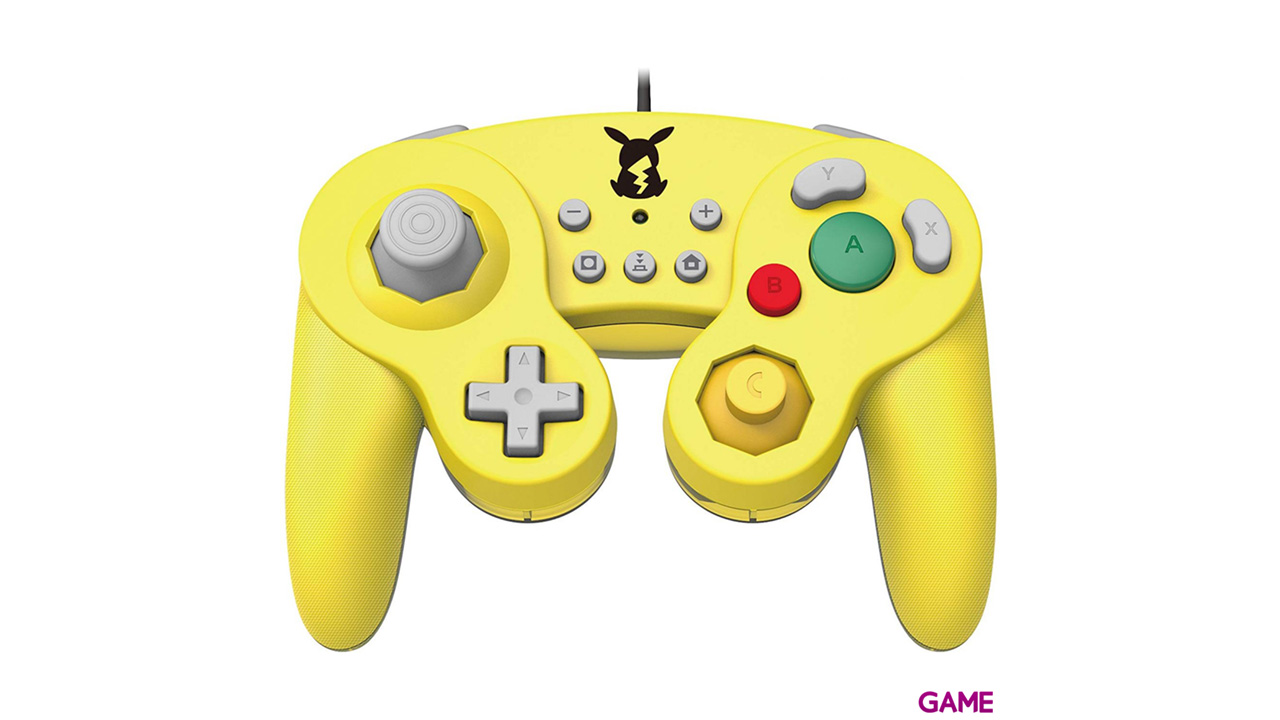 Controller con Cable Hori Pikachu Ed. Super Smash Bros -Licencia oficial--1