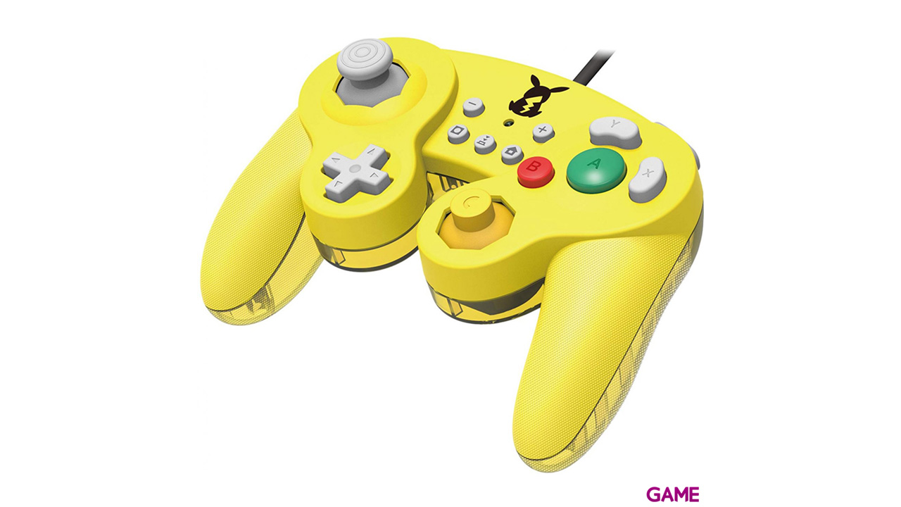 Controller con Cable Hori Pikachu Ed. Super Smash Bros -Licencia oficial--2