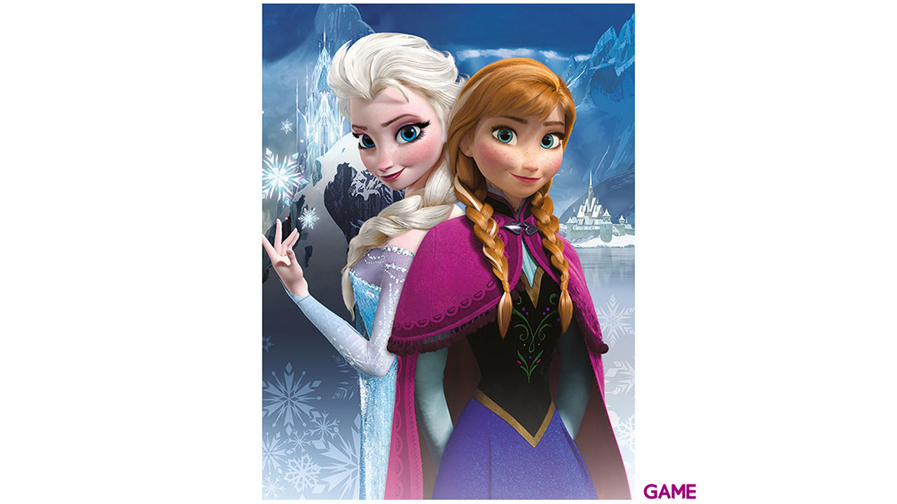 Lienzo Disney: Anna & Elsa-13