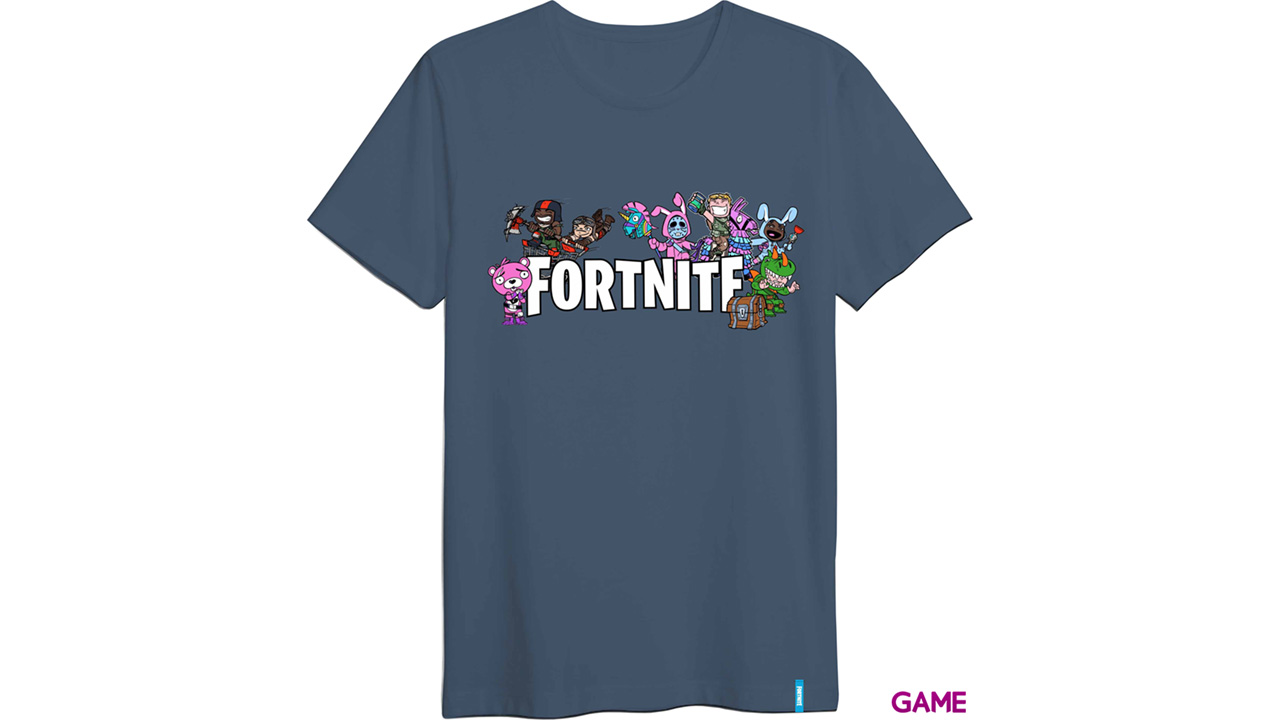 Camiseta Skins Azul Fortnite S-0