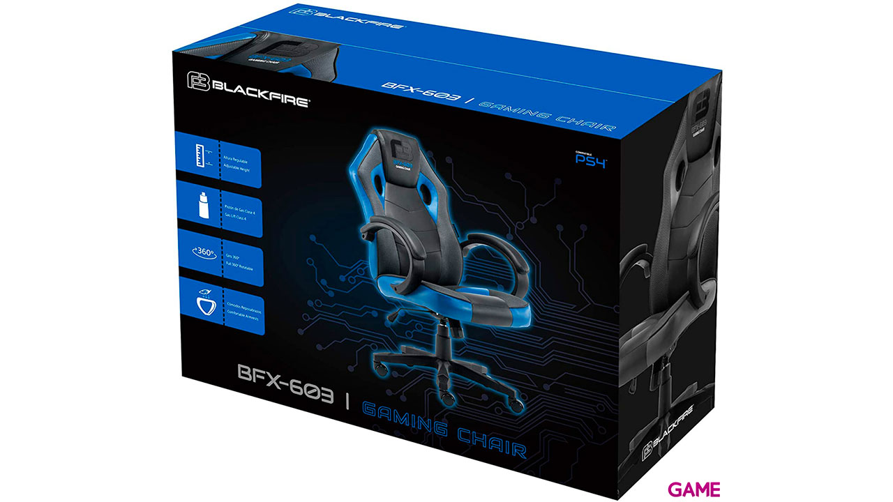 Ardistel Blackfire BFX-603 Negro-Azul - Silla Gaming-1