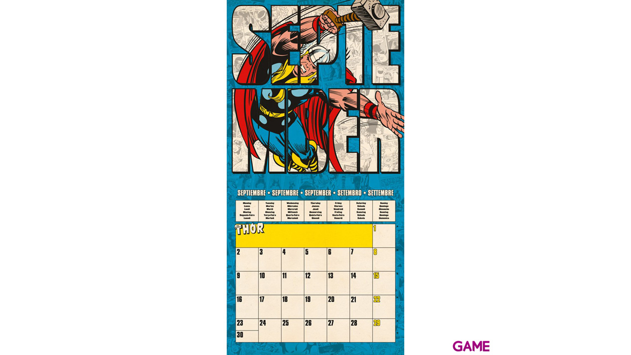 Calendario 2019: Marvel Comics-2
