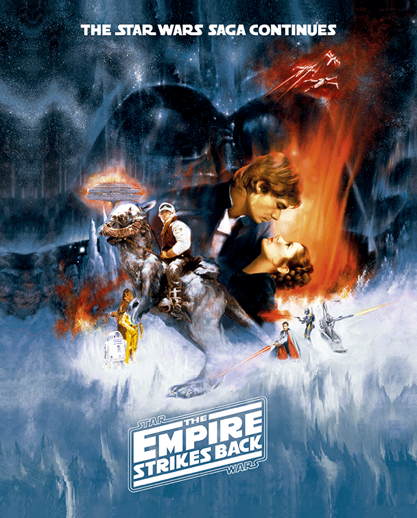 Cuadro 3D Star Wars: Empire Strikes Back-0
