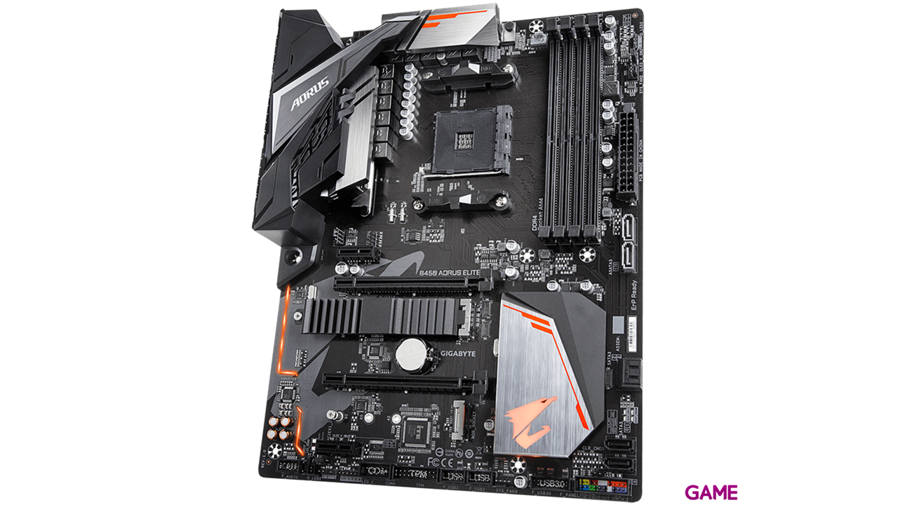 Gigabyte B450 Aorus ELITE ATX AM4 - Placa Base-3
