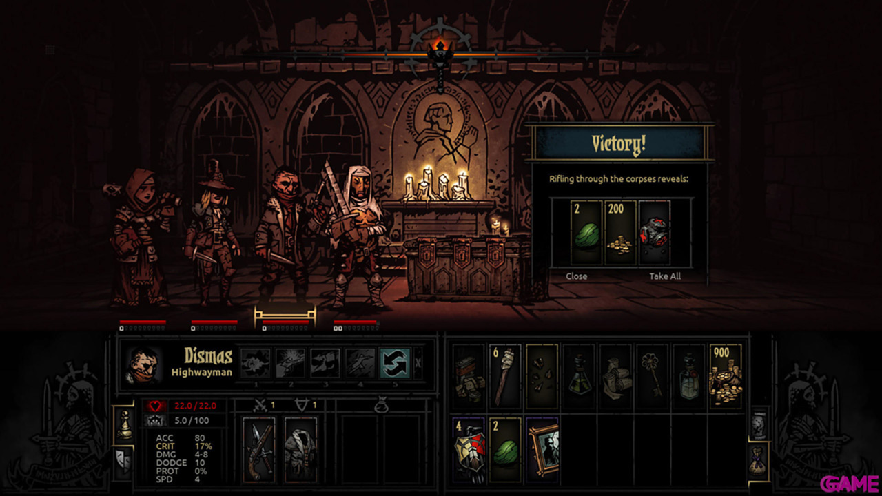darkest dungeon how to fight the collector