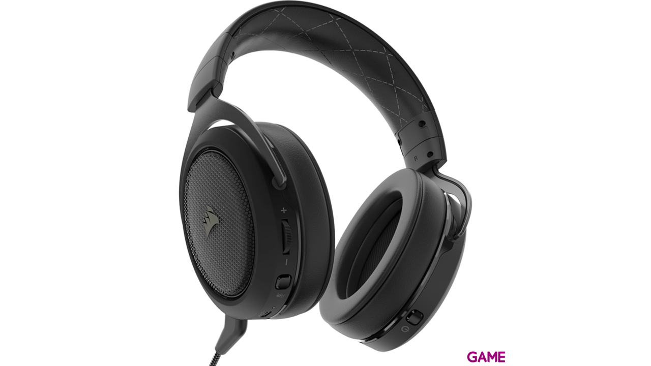 Corsair HS70 7.1 Wireless Carbon PC-PS4-PS5 - Auriculares Gaming Inalámbricos-0