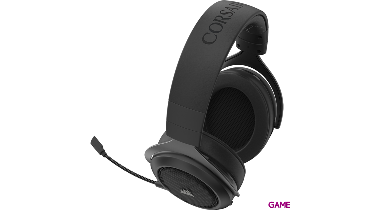Corsair HS70 7.1 Wireless Carbon PC-PS4-PS5 - Auriculares Gaming Inalámbricos-3