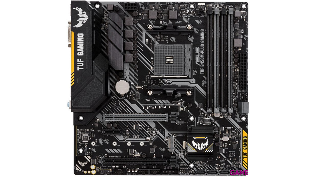 ASUS TUF B450M-Plus Gaming Micro ATX AM4 - Placa Base-1
