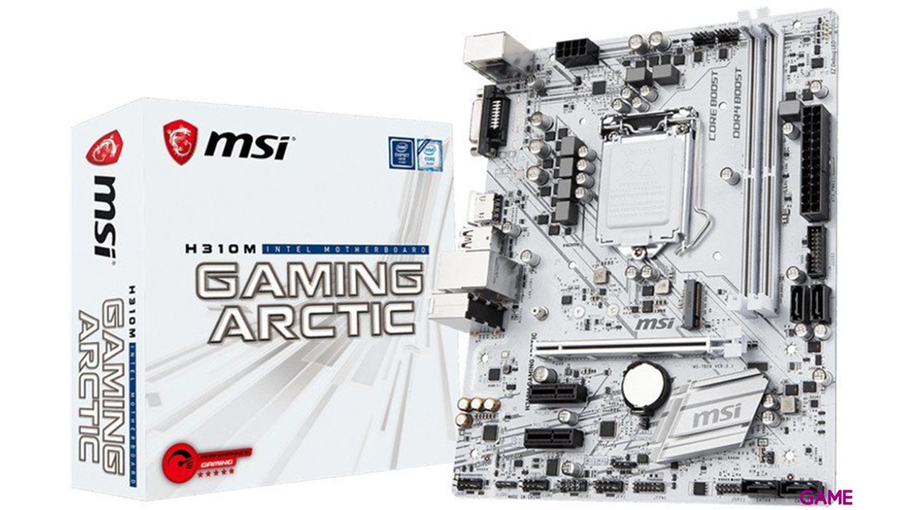 MSI H310M Gaming Arctic Micro ATX LGA1151 - Placa Base-0