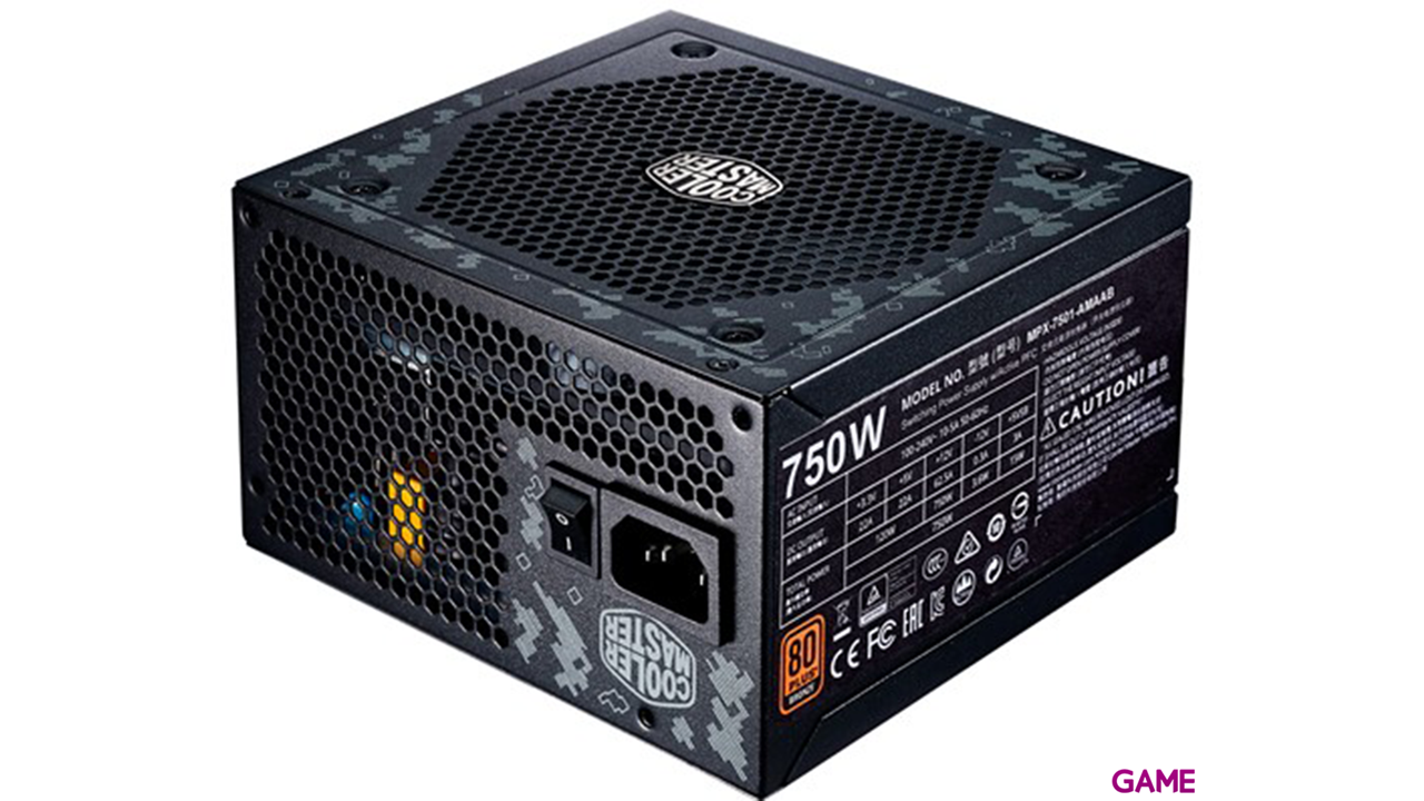Cooler Master MasterWatt 750 TUF Gaming Edition 80+Bronze Semi-Modular 750W - Fuente Alimentacion-3