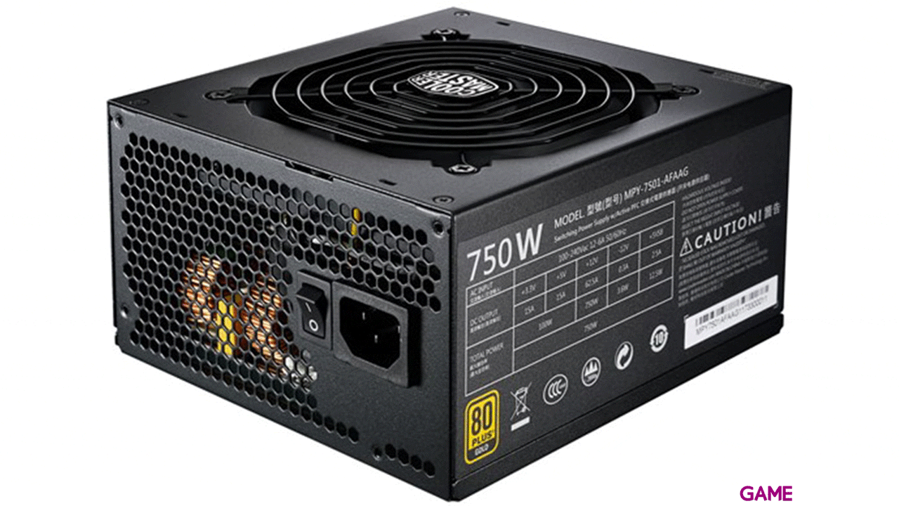 Cooler Master MWE Gold 750 80+Gold Full-Modular 750W - Fuente Alimentacion-0