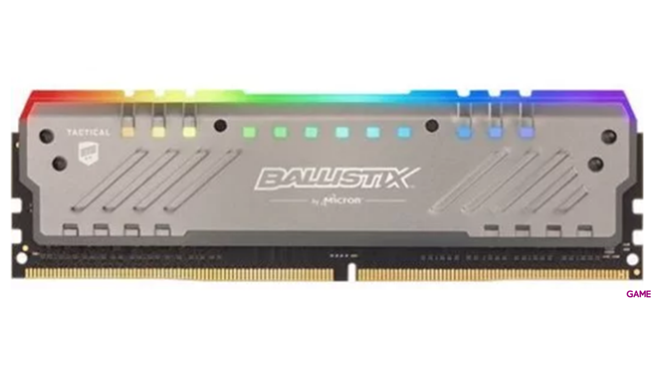 Ballistix Tactical Tracer RGB DDR4 8GB (1x8GB) 3000MHz CL16 - Memoria RAM-0