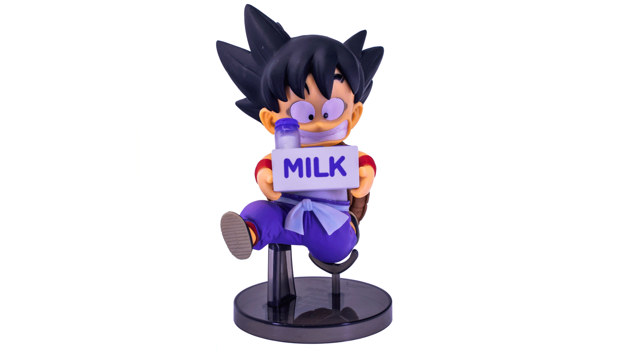 Figura Banpresto Dragon Ball Z World Figure Colosseum: Goku with Milk-0