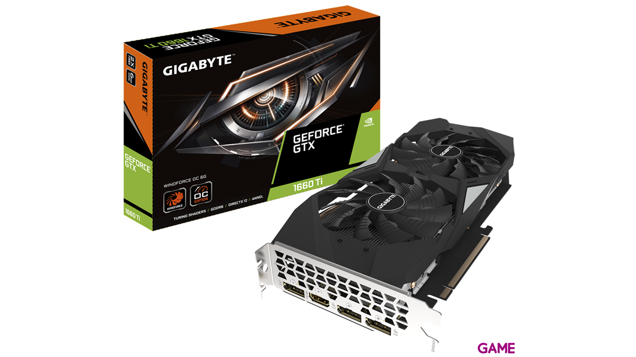 GIGABYTE GeForce GTX 1660 Ti WINDFORCE OC 6GB GDDR6 - Tarjeta Gráfica Gaming-0