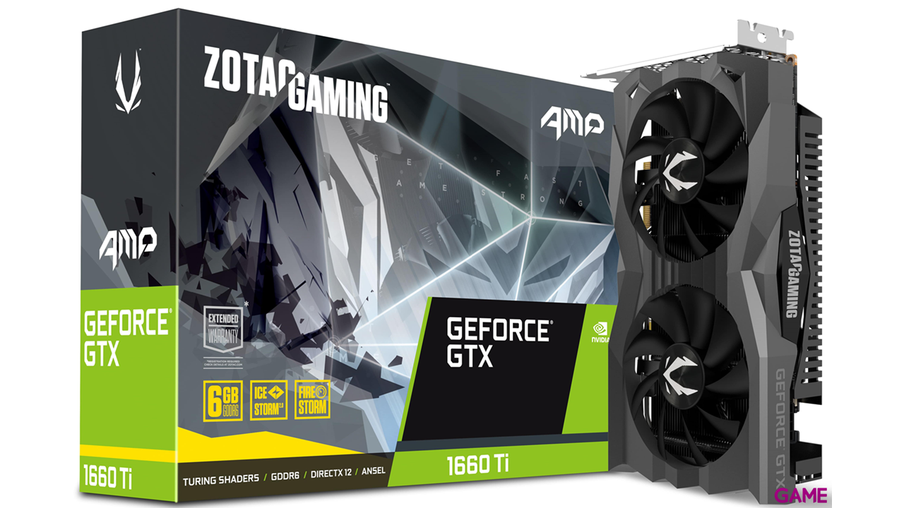 ZOTAC GeForce GTX 1660 Ti AMP! Edition 6GB GDDR6 - Tarjeta Gráfica Gaming-0