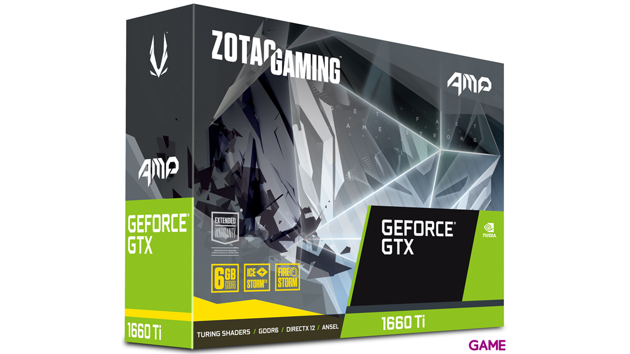 ZOTAC GeForce GTX 1660 Ti AMP! Edition 6GB GDDR6 - Tarjeta Gráfica Gaming-6
