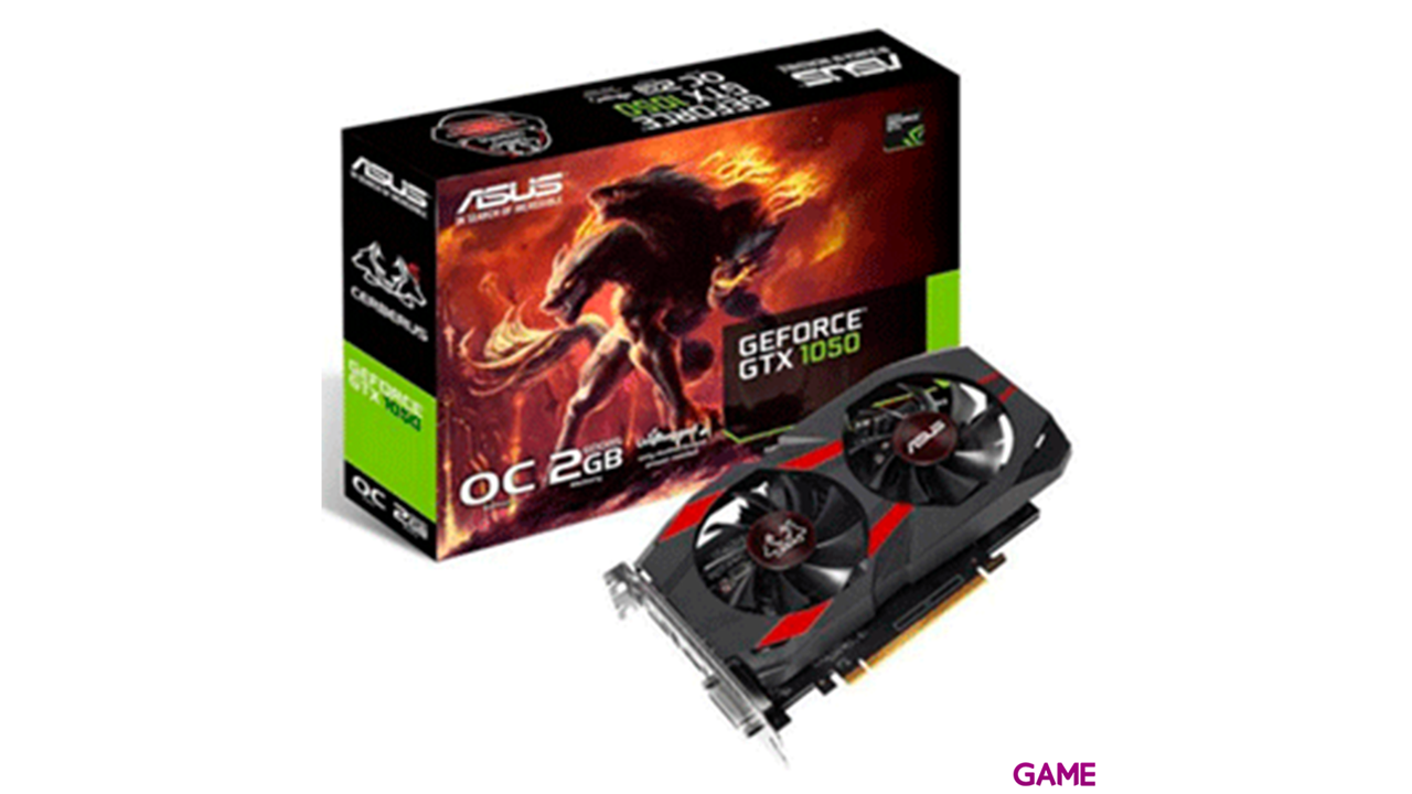 ASUS Cerberus GeForce GTX 1050 2GB GDDR5 - Tarjeta Gráfica Gaming-0