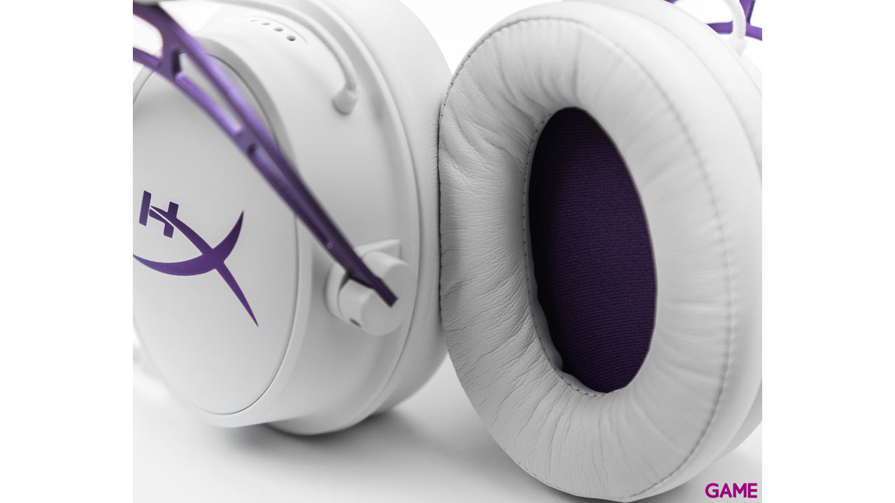 HyperX Cloud Alpha Purple Limited Edition PC-PS4-PS5-XBOX-SWITCH-MOVIL - Auriculares Gaming-4