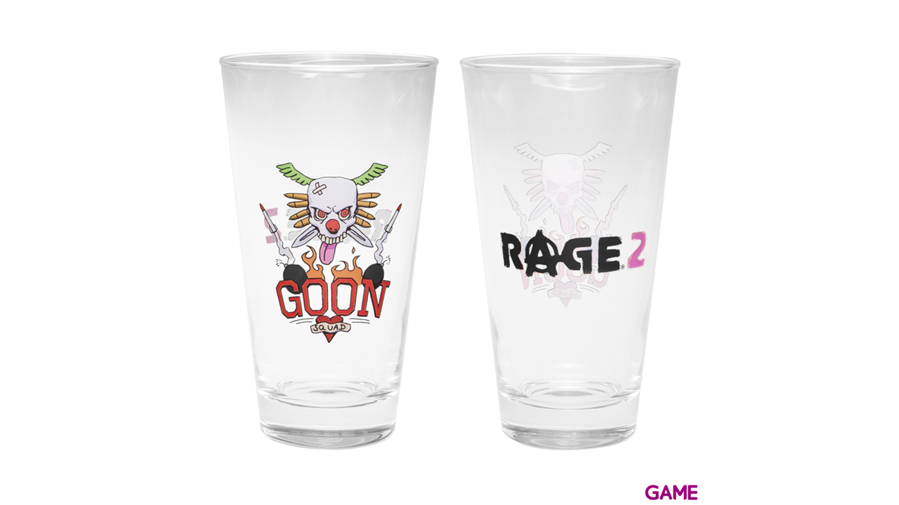 Vaso de Cristal Rage 2 Goon Tattoo-0