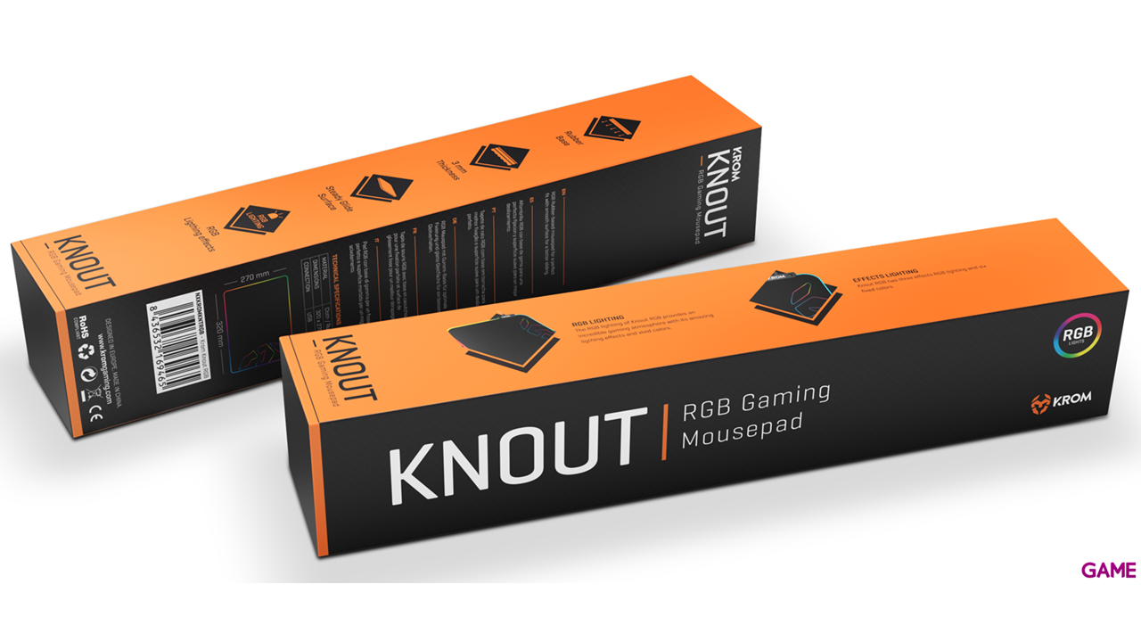 Alfombrilla Gaming Krom Knout RGB-3