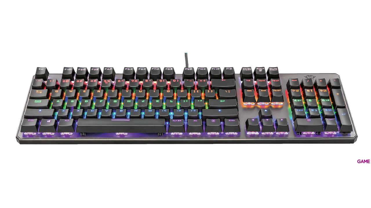 Trust GXT 865 Asta Mecánico LED Multicolor - Teclado Gaming-3